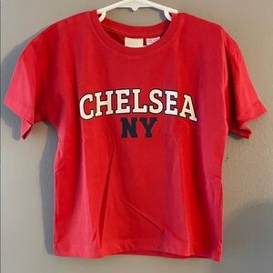 Zara Kids Red Chelsea NY T-Shirt